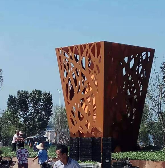 东明耐候钢板雕塑